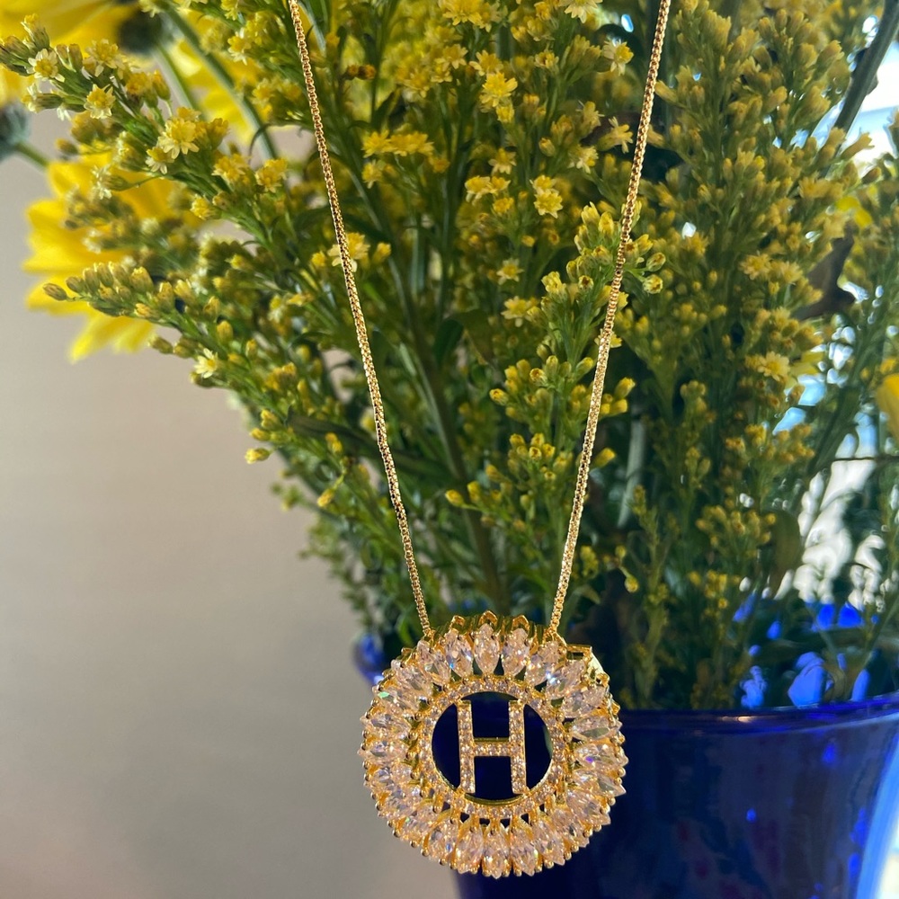 Initial necklace